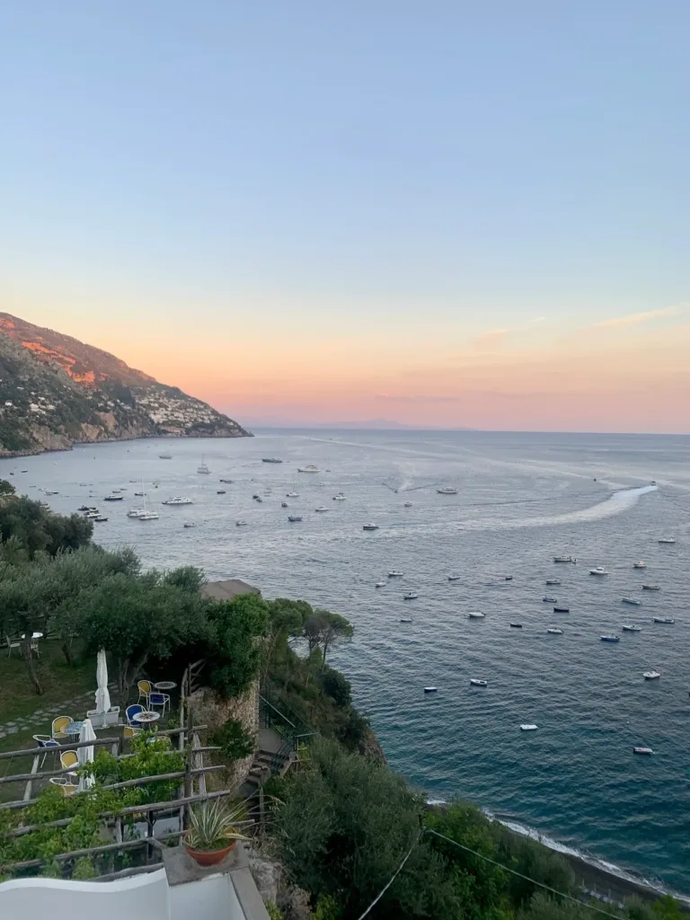 Positano, Italy - staying at the edge of town can be more relaxed and affordable