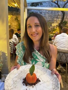 Dessert at paradise garden